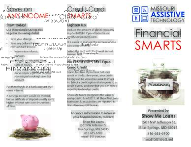 Save on ANY INCOME Credit Card SMARTS