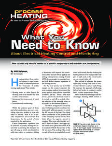 As seen in Process Heating Magazine  What You Need to Know About Electrical Heating Control and Monitoring