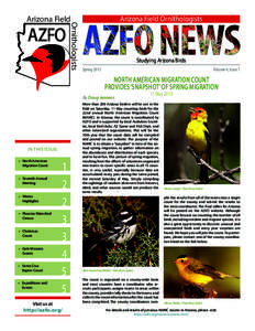 Arizona Field Ornithologists  AZFO Ornithologists