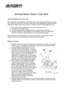 Microsoft Word - Growing native plants in clay soils edn4.doc