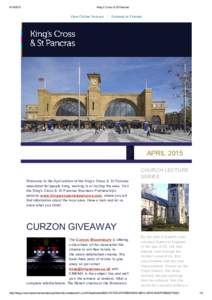 King’s Cross & St Pancras View Online Version   |   Forward to Friends