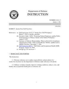 DoD Instruction[removed], January 2, 2001
