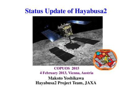 20150204_COPUOS_Hayabusa2_v2 [Read-Only]