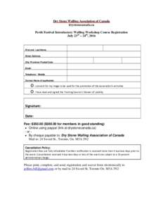 Microsoft Word - Perth Walling Introductory July 2016 Registration form.doc