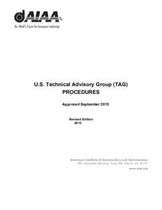 Microsoft Word - AIAA US TAG Procedures April 2015