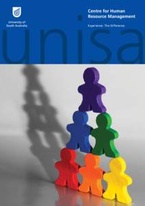 unisa Centre for Human Resource Management Experience. The Difference.  Our mission