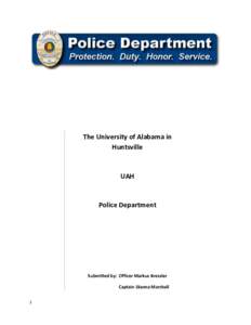 The University of Alabama in Huntsville UAH  Police Department