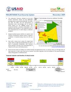 Mauritania Food Security Update, French, November 2009