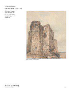 Thomas Girtin  The Grey Castle, [removed]