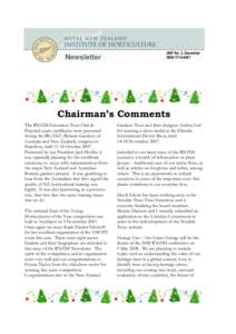 RNZIH Newsletter, 2007, No. 3, December