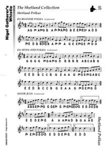 The Shetland Collection Shetland Polkas DA BOANNIE POLKA (traditional)  DA SEVEN STEP POLKA (traditional)