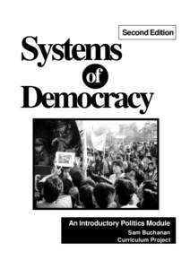 Second Edition  Systems of  Democracy