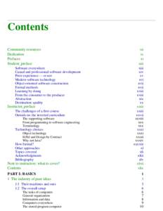 Contents Community resources Dedication Prefaces Student_preface Software everywhere