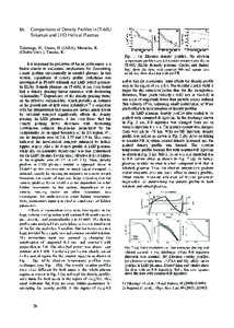 §6.  Comparisons of Density Profiles in JT-60U Tokamak and LHD Helical Plasmas  Takenaga, H., Urano, H. (JAEA), Muraoka, K.
