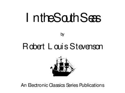 In the South Seas by