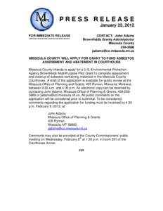 Microsoft Word - EPA Grant Funding Press Release