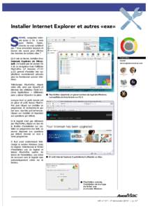 Installer Internet Explorer et autres «exe»  S AFARI net inclus à OS X mais