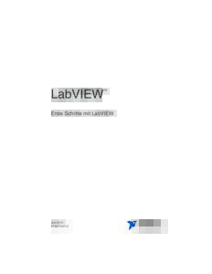 Erste Schritte mit LabVIEW - National Instruments