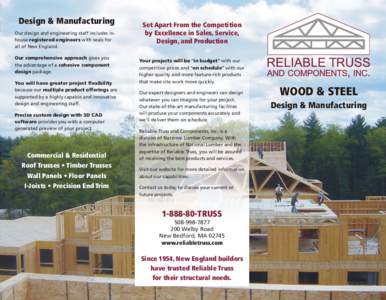 Wood and Steel Truss Design & Manufacturing