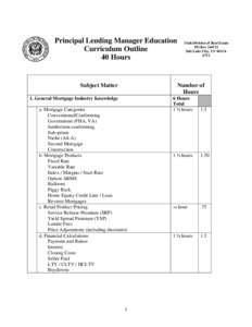 MORTGAGE PRELICENSING EDUCATION