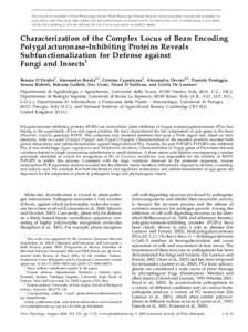 This article is published in Plant Physiology Online, Plant Physiology Preview Section, which publishes manuscripts accepted for publication after they have been edited and the authors have corrected proofs, but before t