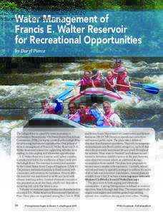 photo-Whitewater Challengers Staff  Water Management of Francis E. Walter Reservoir for Recreational Opportunities by Daryl Pierce