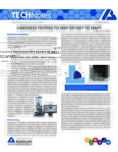 Hardness Testing: To map or Not to Map?