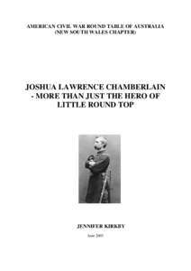 ACWRT Meeting June[removed]Joshua Lawrence Chamberlian