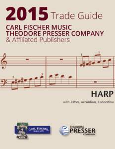 HARP with Zither, Accordion, Concertina www . carlfischer . com  Linked INDEX
