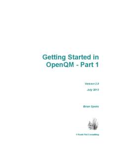 Getting Started in OpenQM - Part 1 Version 2.0 July[removed]Brian Speirs