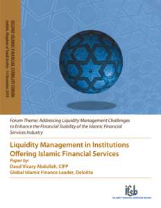 Liquidity Management in Institutions Offering Islamic Financial Services (IIFS)
