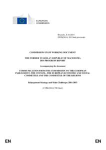 EUROPEAN COMMISSION Brussels, [removed]SWD[removed]final provisoire