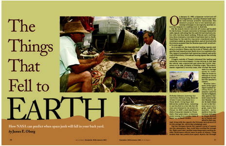 GEORGE GONGORA/CALLER-TIMES  EARTH Air & Space  December 2004/January 2005