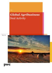 Deals  Global Agribusiness Deal Activity  May 2015
