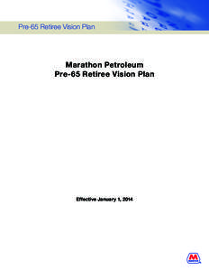Pre-65 Retiree Vision Plan