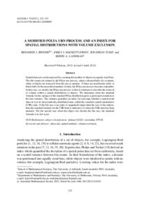 Probability / Urn problem / George Pólya / Hypergeometric distribution / Variance / Pólya / Probability distribution / Polya urn model / Beta-binomial distribution / Statistics / Mathematics / Probability theory