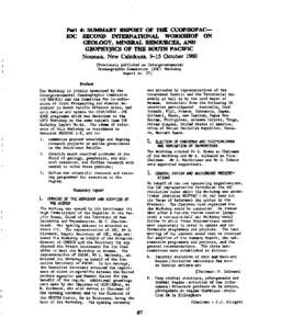 Proceedings of the ninth session, Tarawa, Kiribati, 20-28 October 1980