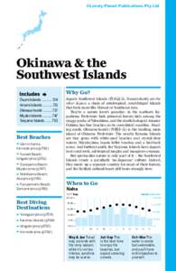 ©Lonely Planet Publications Pty Ltd  Okinawa & the Southwest Islands Why Go?