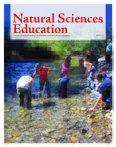 Natural Sciences Education A cross-disciplinary journal on animal and natural sciences pedagogy 2015 | 44