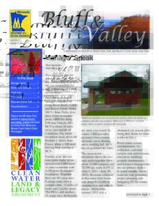 Bluff and Valley Newsletter