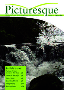 Wye Valley Area of Outstanding Natural Beauty newsletter  In this Issue Putting Tintern stone on the Map