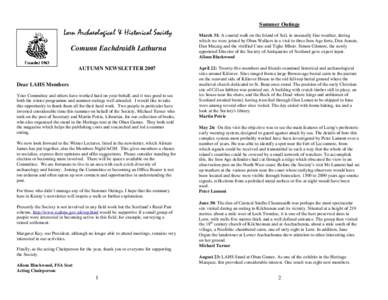 Microsoft Word - Autumn Newsletter LAHS 2007.doc
