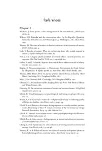 References Chapter 1 McBride, J. Some points in the management of the neurasthenic. JAMA 1902; 38:855–61. Wilson, EO. Biophilia and the conservation ethic. In The Biophilia Hypothesis. Edited by SR Kellert and EO Wilso