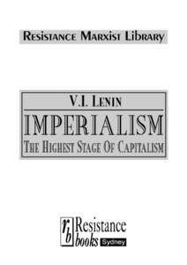 Imperialism, the Highest Stage of Capitalism 3