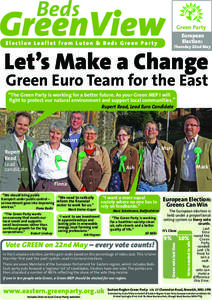 Beds  GreenView Green Party European