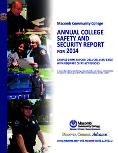 Macomb Community College  ANNUAL COLLEGE SAFETY AND SECURITY REPORT for 2014