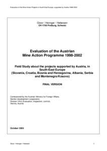 Microsoft Word - Mine Action Programme - South-East Europe 27_07.doc
