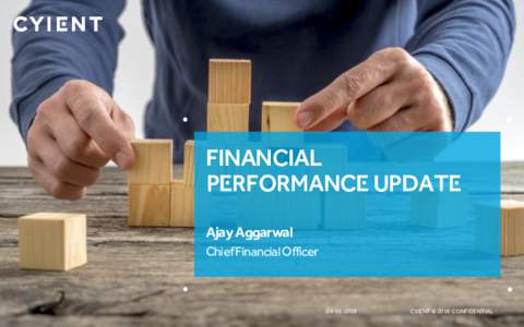 Financial Performance Update Ajay Aggarwal Chief Financial Officer