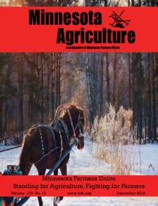 Minnesota Agriculture 						A publication of Minnesota Farmers Union