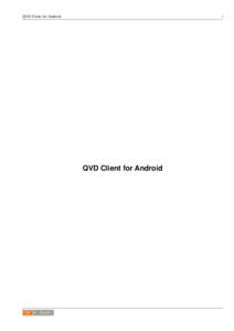 QVD Client for Android  i QVD Client for Android